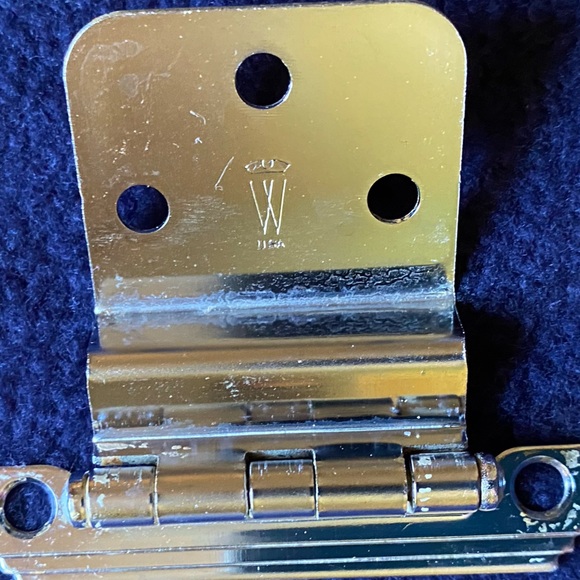 Washington Lot of 22 Stainless MCM Cabinet Door Hinges - Picture 2 of 5